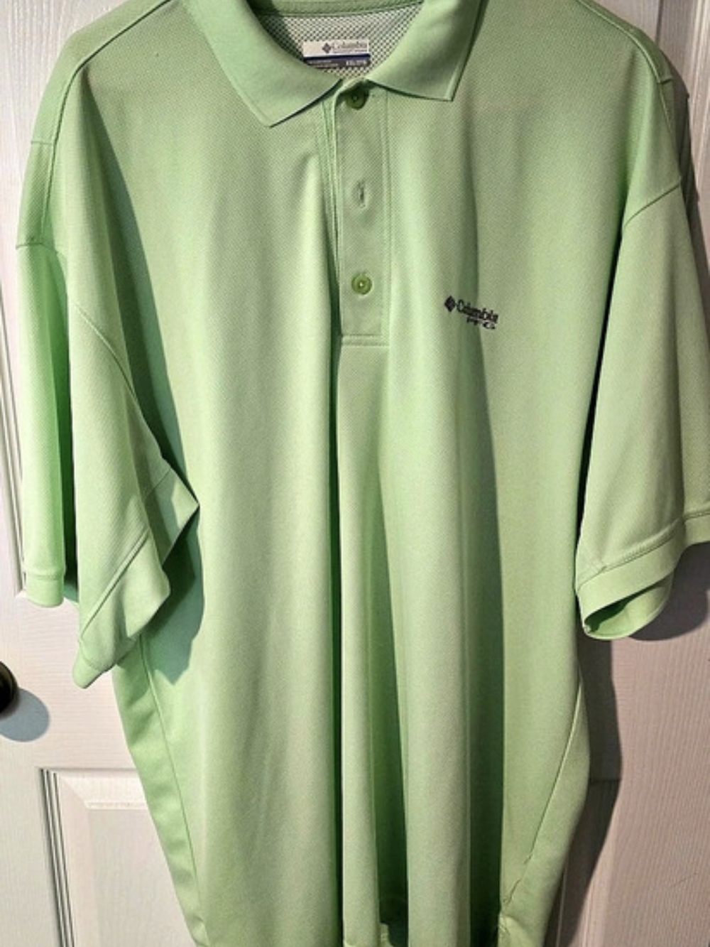 Columbia PFG Polo Shirt in Green XXL